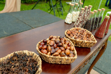 Cerimonia religiosa, cerimônia de casamento, sementes, oxalá, umbanda, casamento, ritual