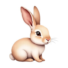 Obraz premium Adorable Cartoon Bunny Rabbit