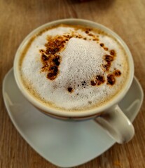 cup of cappuccino