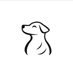 dag and cat Design a simple and clean brand logo with the word pettimeless as the main theme