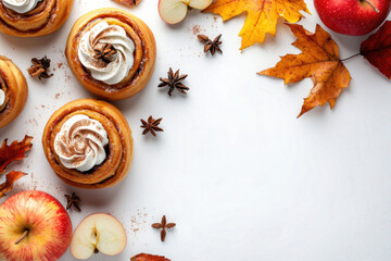Autumn Pumpkin Cake with Cream Cheese Frosting