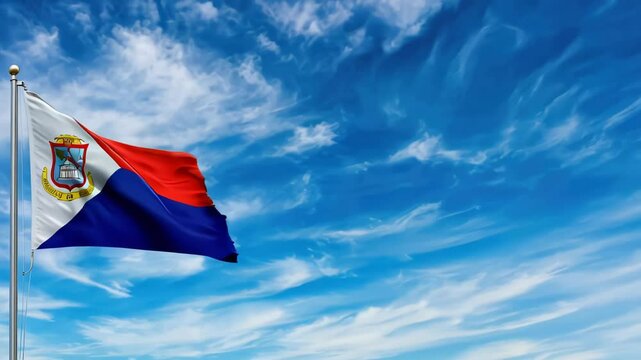 National flag of Sint Marteen