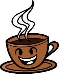 cup of coffee with steam