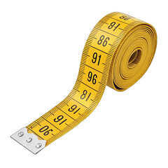 measuring tape isolated on white