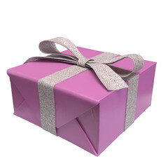The Pink box for celebration or holiday concept.