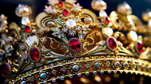宝石で彩られた豪華な王冠 (1)_1
