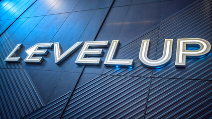 Fototapeta premium levelup Text