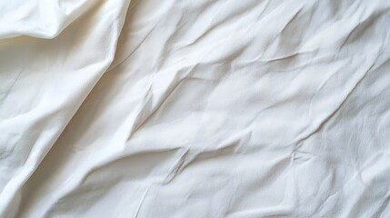 Soft Wrinkled Plain Fabric Texture in Neutral Shade for Background and Design Use in Various Creative Projects