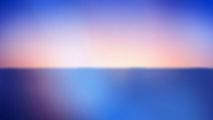 Fototapeta premium Serene Blurred Sunset Over Calm Ocean Peaceful Background