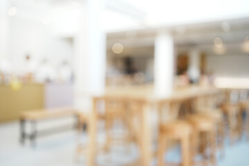 Coffee shop blur background with bokeh, Miscellaneous Product shelf
