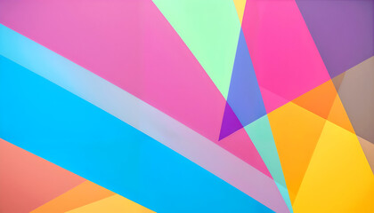 Colorful abstract geometric background with various shapes. 