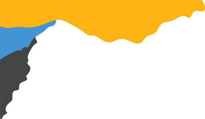 Abstract Torn Paper Corner