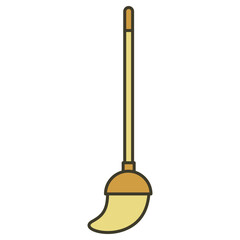 mopping tool household icon