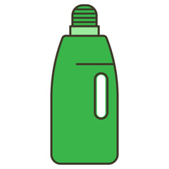 detergent bottle icon illustration