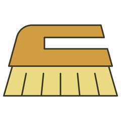 Brush household icon