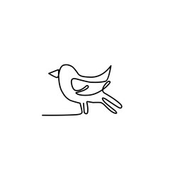 continuous line of birds