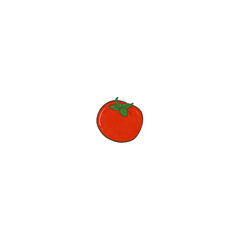 Drawing tomato, transparent, png