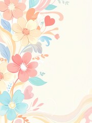 Pastel Floral Bouquet: A Delicate Springtime Design