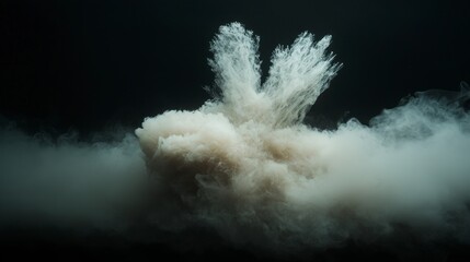 Ethereal Smoke   Dust Cloud Overlay  Abstract Haze Texture