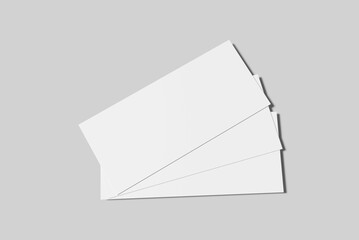 Gift Voucher Blank Mockup