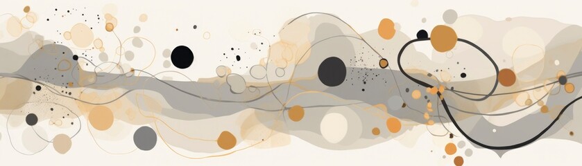 Obraz premium Hand drawn watercolor flowers