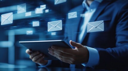 Digital Inbox Overflow: A Businessperson's Email Overload