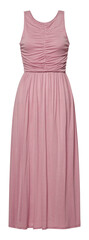 pink dress isolated on white background