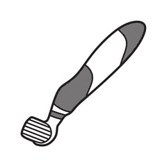 black and white toothbrush images with round heads