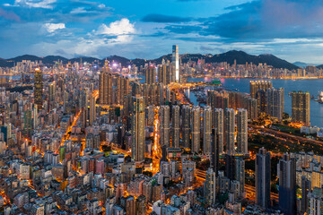 Hong Kong Cityscape from above