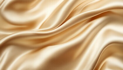 Fototapeta premium Smooth and Elegant Golden Satin Fabric Texture for Background Use
