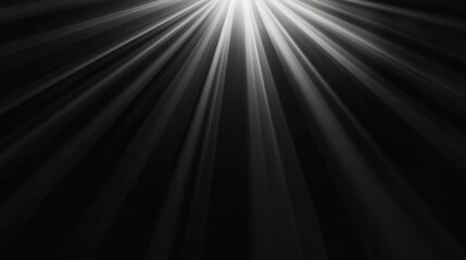 Bright light rays converge in dark background, stage lighting effect, digital graphic resource, ideal for website design