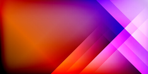 Dynamic shadow lines geometric shapes