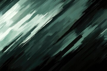 Abstract textured background with dynamic brush strokes in shades of teal and black