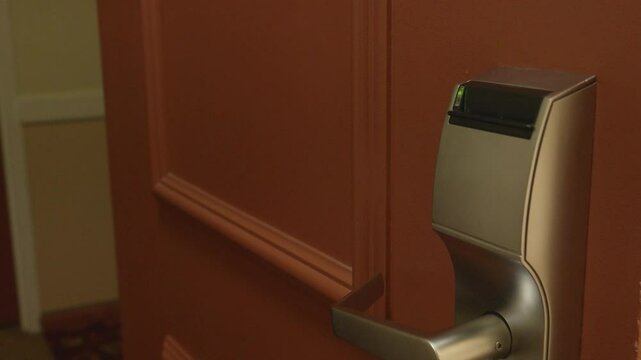 Hotel Key Card Slot Being Used