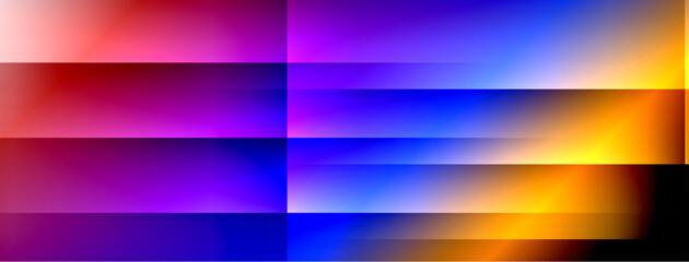 Colorful gradient with lines made of shadow and light. Creative background