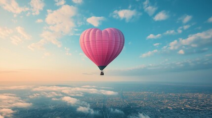 Fototapeta premium pink adballoon