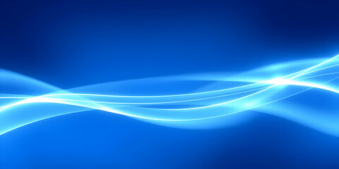 Abstract blue waves, fluid dynamic curves, light cyan highlights, smooth gradients, aquatic theme, digital art, soft flowing lines, underwater ambiance, tranquil atmosphere, ethereal background, minim