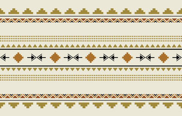Ethnic tribal  colorful stripe background. Seamless tribal pattern, folk embroidery, tradition geometric  ornament. Traditional design for fabric, textile, print, rug, paper