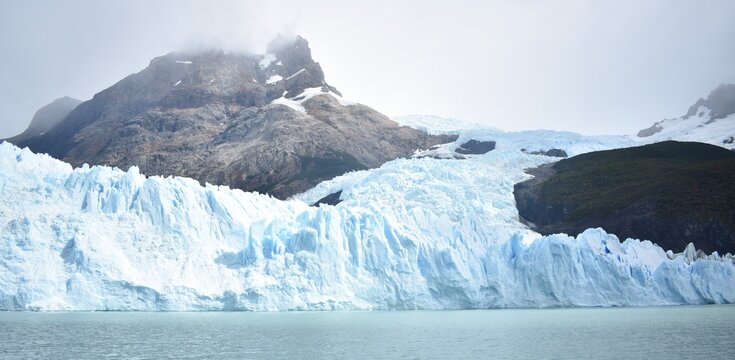 View of the spectacular Perito Moreno glacier in Patagonia, Argentina