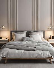 double bed, king-size mattress, queen-size bed, comfortable sleep, sleep quality, bedroom furniture, cozy bed, sleep comfort, restful sleep, sleep environment, bed comfort, luxurious bedding, sleep se