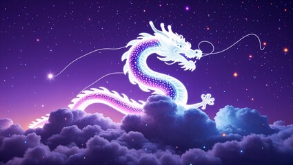 illustration the chinese dragon chinese new year
