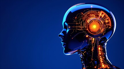 The Future Unveiled: Generative AI Female Robot Design in Dark Setting