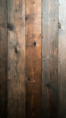 Fototapeta premium Rustic Brown Wooden Wall Texture Background Old Grunge Wood Paneling