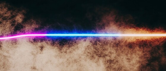 Abstract Neon Lines  Glowing Energy  Futuristic Background