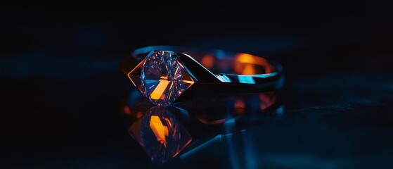 Fototapeta premium Diamond Ring Macro Photography