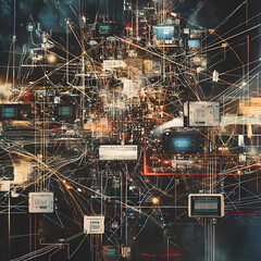 Network of Digital Connections, Digital Network Connections
Tech Data Network
Virtual Network System
Global Data Flow
Digital Web Connections
Futuristic Network Concept
