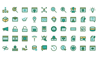 Search Engine Optimization Icons