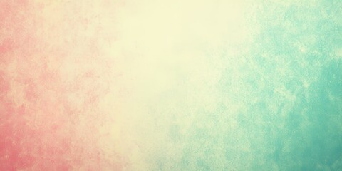 Obraz premium Pastel Pink Yellow and Teal Textured Background Abstract Gradient Design