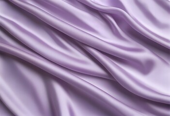 Obraz premium Elegant Lavender Silk Fabric Drapery, Soft Texture, Smooth Waves