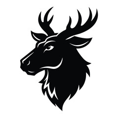 Naklejka premium The large-horned moose's stunning visualizations